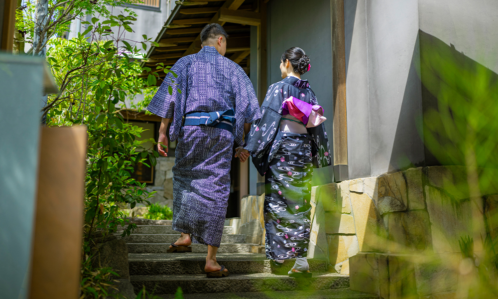 道後deお着物遊び